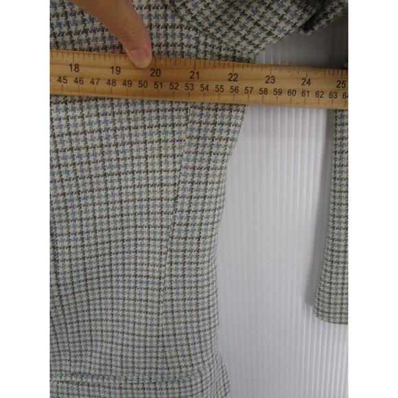 Jos A Bank Sport Coat 42 Long Houndstooth Blazer Tweed Jacket Lined - Picture 5 of 13